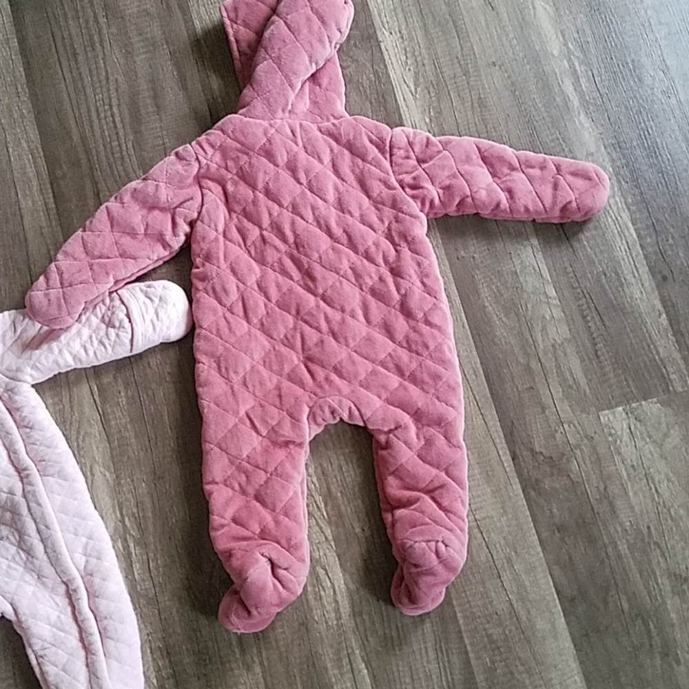 Carters & Laura Ashley Pink Winter Onsie Prams - Picture 7 of 13